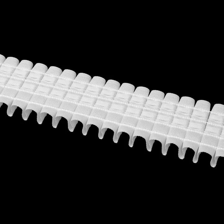 Лента шторная "OZ-IS" 2701 60мм 1метр цв.белый для кукол